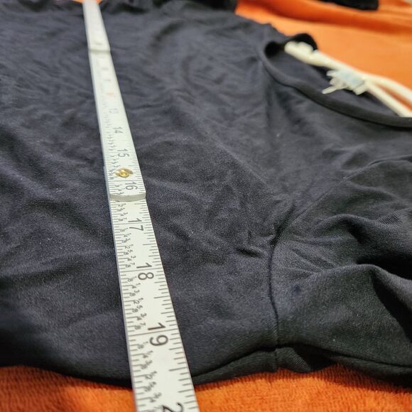 Pokkori Kimi Kai Maternity Dress Size XL Black Stretch Short Sleeve - Picture 8 of 12